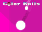 Bolas coloridas caindo