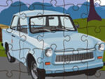 Jigsaw de carro com temporizador antigo